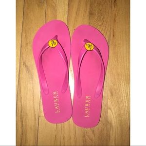 NWOT Ralph Lauren flip flops